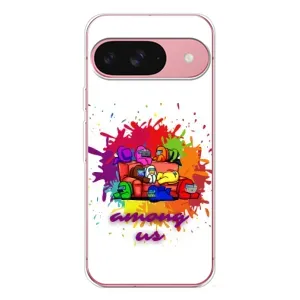 Чехол Амонг Ас для Google Pixel 10 (AlphaPrint) (Яркий АмонгАс)