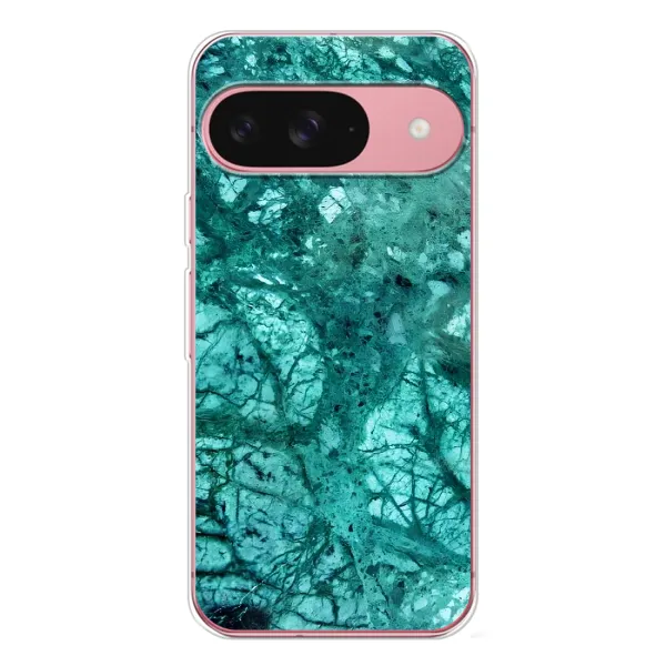 Чехол с принтом «Зеленый мрамор» для Google Pixel 10