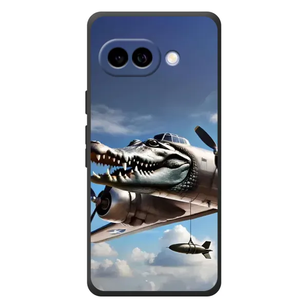 Чехол с принтом «Бомбардиро крокодило» для Google Pixel 10a Чехол с принтом «Бомбардиро крокодило» для Google Pixel 10a