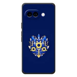 Чехлы для Google Pixel 10a  Укр. Символика (AlphaPrint) (Цветочный Герб)