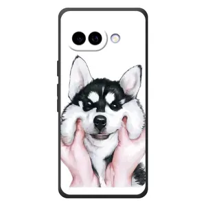Чехол с принтом «Довольный Хаски» для Google Pixel 10a