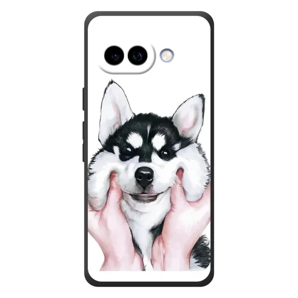 Чехол с принтом «Довольный Хаски» для Google Pixel 10a