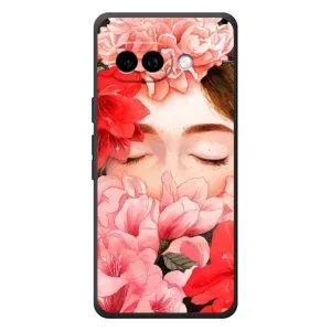 Чехлы (ART) Цветы на Google Pixel 10a (VPrint) (Очі в квітах)