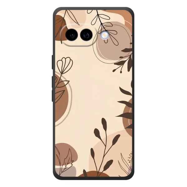 Чехол с принтом «Коричневые цветы» для Google Pixel 10a Чехол с принтом «Коричневые цветы» для Google Pixel 10a