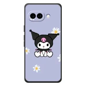 Чехол с кроликом Куроми на Google Pixel 10a (Куроми в цветах)