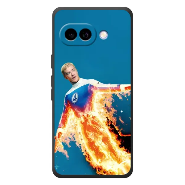 Чехол с принтом «Человек-факел в огне» для Google Pixel 10a Чехол с принтом «Человек-факел в огне» для Google Pixel 10a