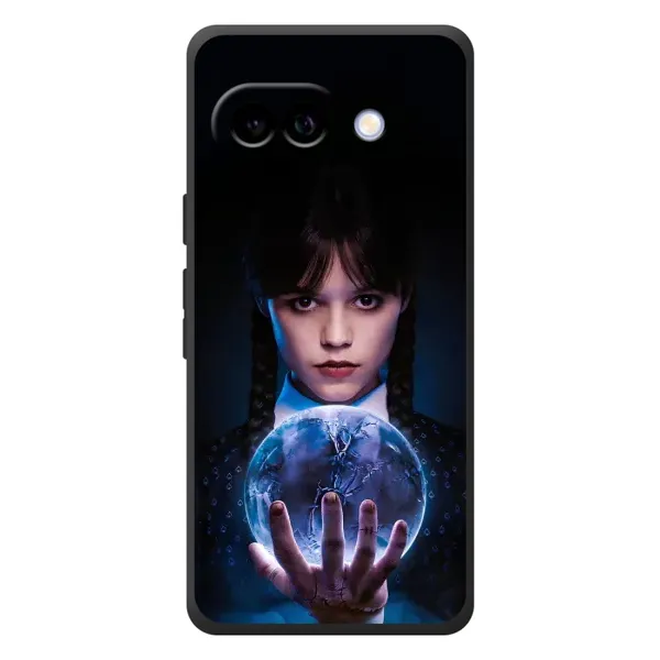 Чехол с принтом «Магическая сфера Уэнздей» для Google Pixel 10a Чехол с принтом «Магическая сфера Уэнздей» для Google Pixel 10a