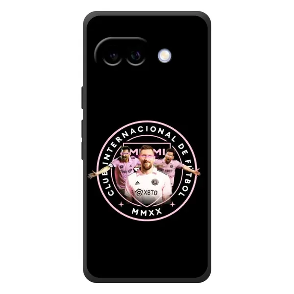 Чехол с принтом «Месси в лого» для Google Pixel 10a Чехол с принтом «Месси в лого» для Google Pixel 10a