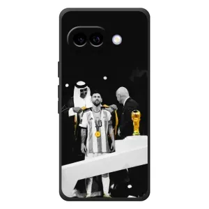 Чехлы для Google Pixel 10a (Leo чемпион) (AlphaPrint) (Месси в накидке)
