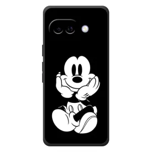 Эксклюзивный чехол для Google Pixel 10a (AlphaPrint - Мультяшные) (Микки на черном)