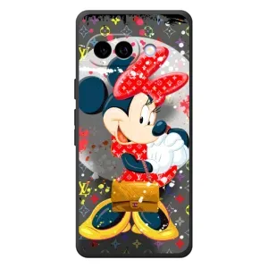 Чехол Disney Mouse Google Pixel 10a (PREMIUMPrint) (Minni с бантиком)