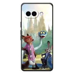 Чохол Зоотрополіс на Google Pixel 10a (Герої мультфільму Зоотрополіс)