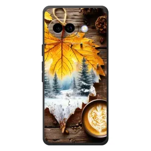 Чохол з принтом «Осінньо-зимова кава» для Google Pixel 10a