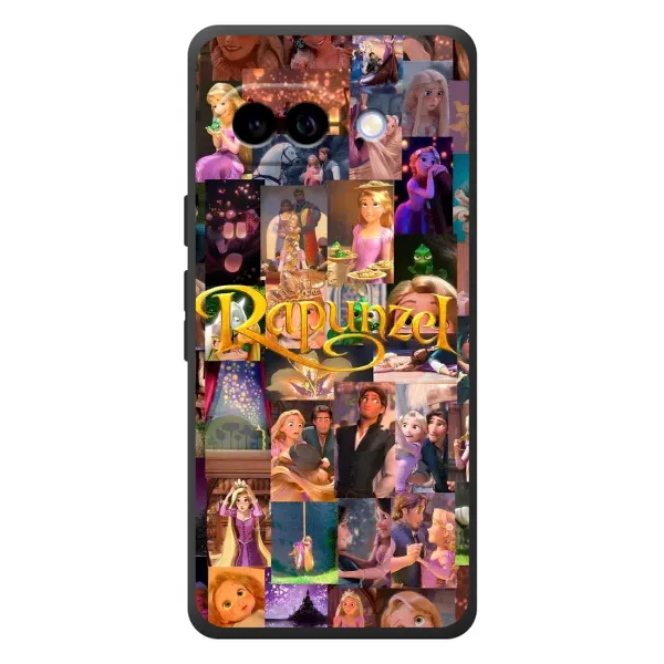 Чохол з принтом «Колаж Рапунцель» для Google Pixel 10a Чохол з принтом «Колаж Рапунцель» для Google Pixel 10a