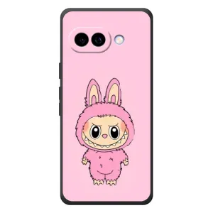 Чехол с Лабубу на Google Pixel 10a (Розовый Лабубу)