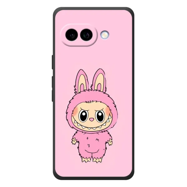 Чехол с принтом «Розовый Лабубу» для Google Pixel 10a Чехол с принтом «Розовый Лабубу» для Google Pixel 10a