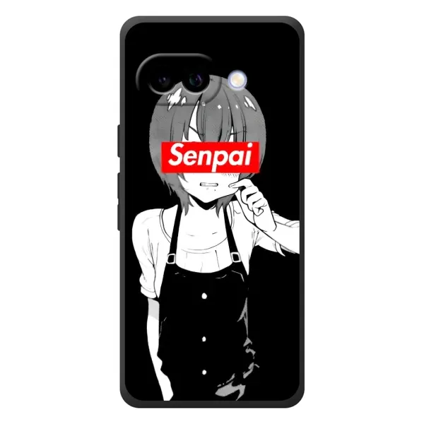 Чехол с принтом «Senpai» для Google Pixel 10a