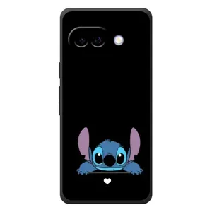 Чохол з принтом Стіч на Google Pixel 10a (Стіч на чорному)