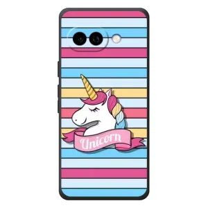 Чехол для Гугл Пиксель 10а - (Единорожки - Новинки) (AlphaPrint) (Unicorn)