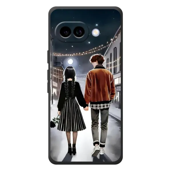 Чехол с принтом «Уэнздей и Тайлер» для Google Pixel 10a Чехол с принтом «Уэнздей и Тайлер» для Google Pixel 10a