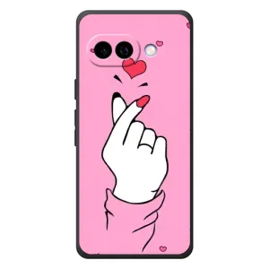 Чехол с принтом для Google Pixel 10a (AlphaPrint - Знак сердечка)