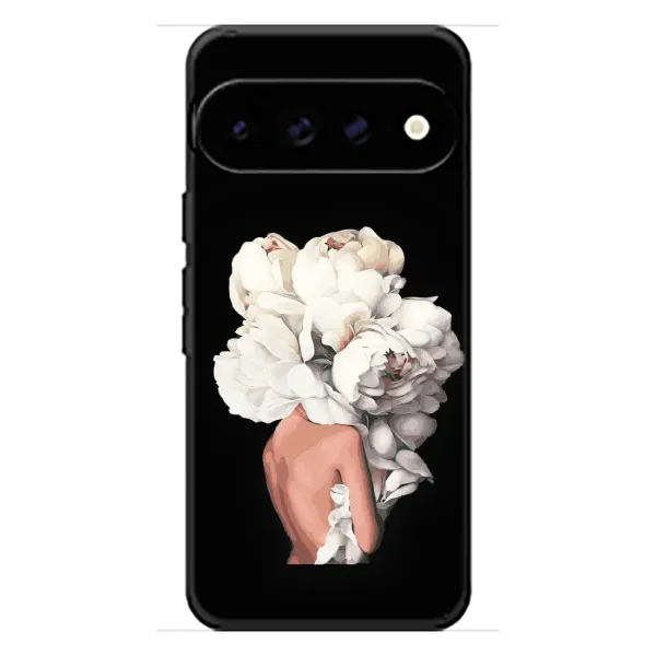 Чохол з принтом «Білі квіти» для Google Pixel 11 Pro XL Чохол з принтом «Білі квіти» для Google Pixel 11 Pro XL
