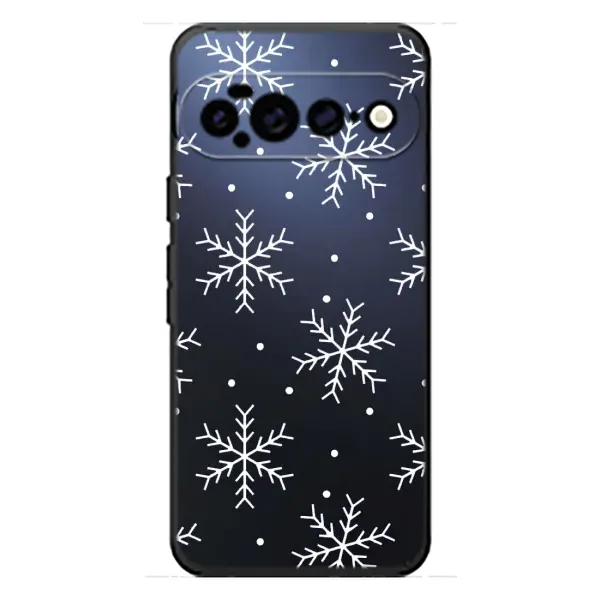Чехол с принтом «Белые снежинки» для Google Pixel 11 Pro XL Чехол с принтом «Белые снежинки» для Google Pixel 11 Pro XL