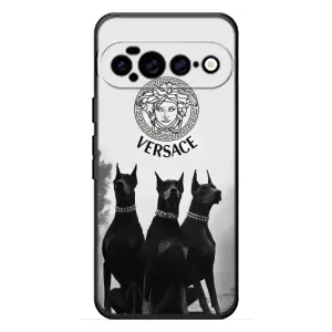 Чохли VERSACE для Гугл Піксель 11 Про ХЛ (PREMIUMPrint) (Доберман Версаче)