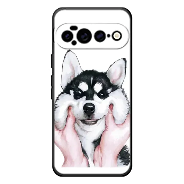 Чехол с принтом «Довольный Хаски» для Google Pixel 11 Pro XL Чехол с принтом «Довольный Хаски» для Google Pixel 11 Pro XL