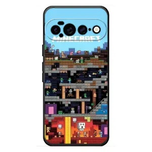 Чохол Майнкрафт на Google Pixel 11 Pro XL (AlphaPrint) Minecraft (фон Minecraft)