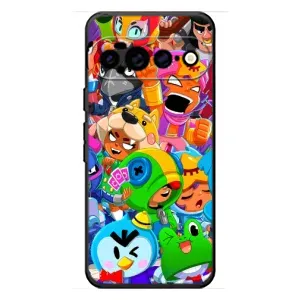 Чехлы Brawl Stars для Google Pixel 11 Pro XL (AlphaPrint) (Герои Бравл Старс)