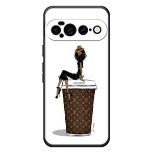 Чехлы Луи Витон для Google Pixel 11 Pro XL (AlphaPrint - LOUIS VUITTON) (кофе LOUIS VUITTON)