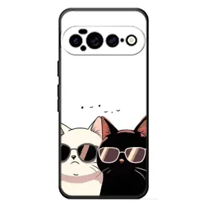 Чехол с принтом «Коты в очках» для Google Pixel 11 Pro XL
