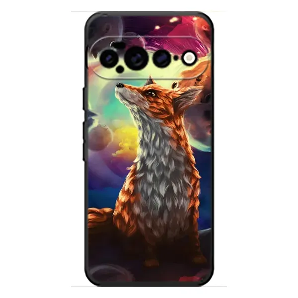 Чехол с принтом «Лисица в космосе» для Google Pixel 11 Pro XL