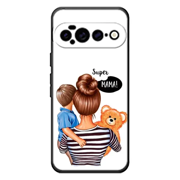 Чехол с принтом «Мама с сыном» для Google Pixel 11 Pro XL