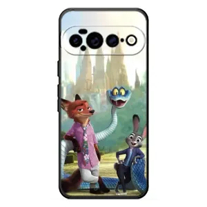 Чехол Зоотрополіс на Google Pixel 11 Pro XL (Герои мультфильма Зверополис)