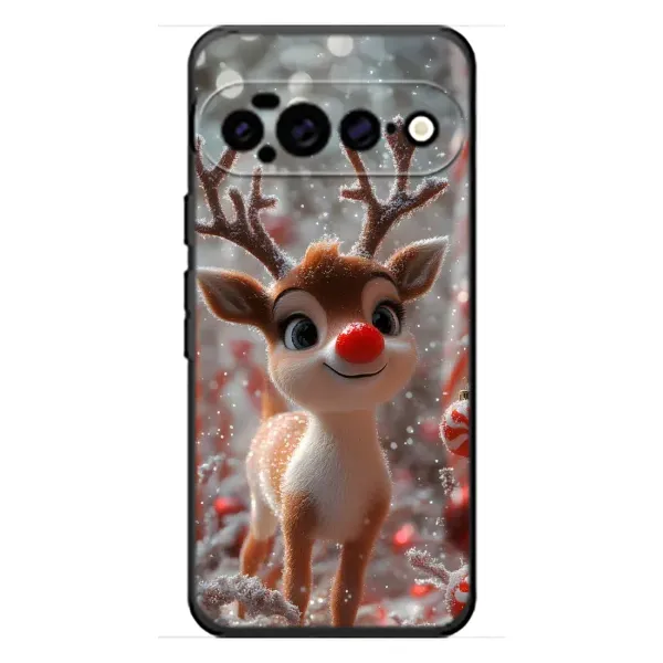 Чехол с принтом «Олень с носом» для Google Pixel 11 Pro XL Чехол с принтом «Олень с носом» для Google Pixel 11 Pro XL