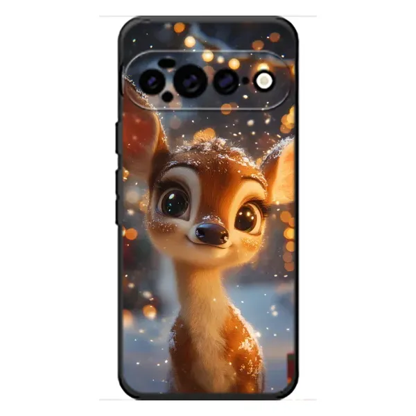 Чехол с принтом «Олененок среди гирлянд» для Google Pixel 11 Pro XL Чехол с принтом «Олененок среди гирлянд» для Google Pixel 11 Pro XL