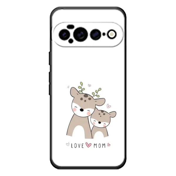 Чехол с принтом «Оленята мама и малыш» для Google Pixel 11 Pro XL Чехол с принтом «Оленята мама и малыш» для Google Pixel 11 Pro XL