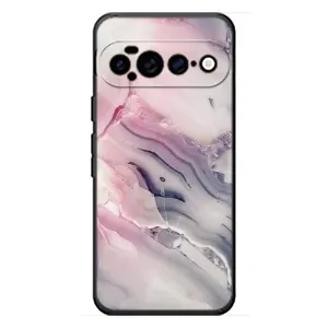 Мраморный чехол на Google Pixel 11 Pro XL (VPrint) (Пурпурный Мрамор)