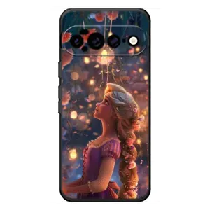 Чехол Рапунцель для Google Pixel 11 Pro XL (Рапунцель фонарики)