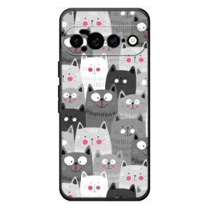Чехлы с Котиками для Google Pixel 11 Pro XL (VPrint) (Рисованные котики)