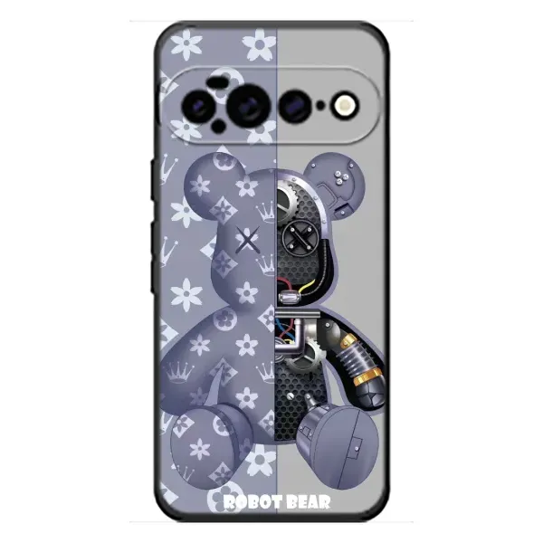 Чехол с принтом «Робот Мишка» для Google Pixel 11 Pro XL Чехол с принтом «Робот Мишка» для Google Pixel 11 Pro XL