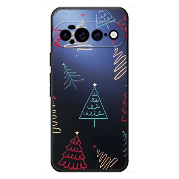 Чехол с принтом «Рождественские елки» для Google Pixel 11 Pro XL Чехол с принтом «Рождественские елки» для Google Pixel 11 Pro XL
