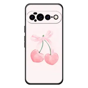 Чохол з розовим принтом для Google Pixel 11 Pro XL (Рожеві вишні)