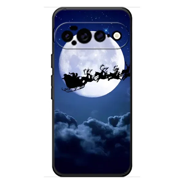 Чехол с принтом «Санта - луна» для Google Pixel 11 Pro XL Чехол с принтом «Санта - луна» для Google Pixel 11 Pro XL
