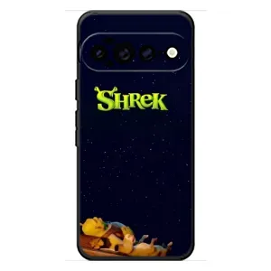 Чехол с мультфильмом Шрек на Google Pixel 11 Pro XL (Отдыхающий Шрек)