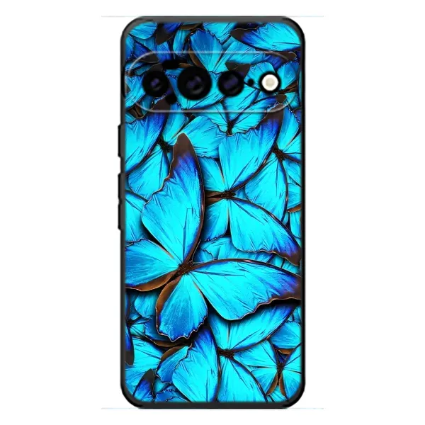 Чехол с принтом «Синие бабочки» для Google Pixel 11 Pro XL