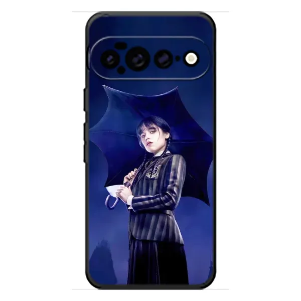 Чехол с принтом «Уэнздей с зонтом» для Google Pixel 11 Pro XL Чехол с принтом «Уэнздей с зонтом» для Google Pixel 11 Pro XL