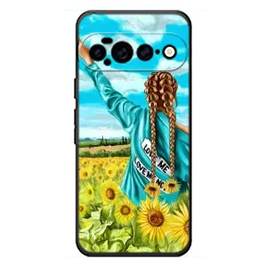 Чехол для Патриота Украины Google Pixel 11 Pro XL - (AlphaPrint) (Украиночка)